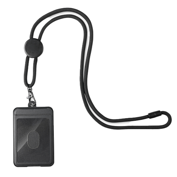 SMART ID Dark Grey – Versatile ID Holder with Built-in Tracker and Phone Stand