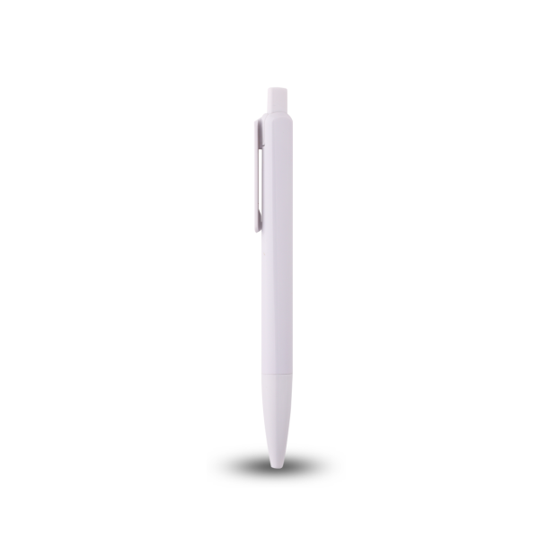 CLEAN PUSH – Antibacterial Push-Type Ballpen with Blue Ink and Sleek White Design