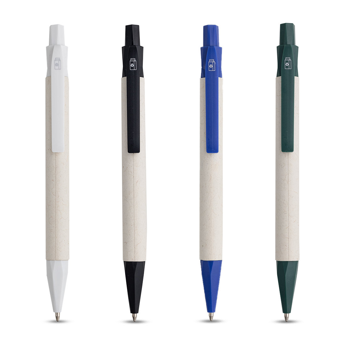 MILKY PEN – Fun Push Button Ballpen with Milk Carton Design and Blue Ink