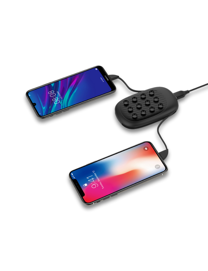 POWER GO PLUS – 10,000mAh Wireless Power Bank with Multi-Charging Cables and LED Indicator
