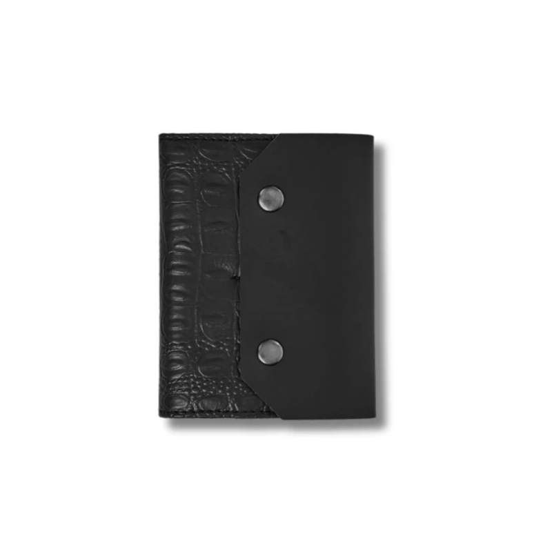 CROCO PASSPORT – Luxurious Crocodile Leatherette Passport Holder with Notepad