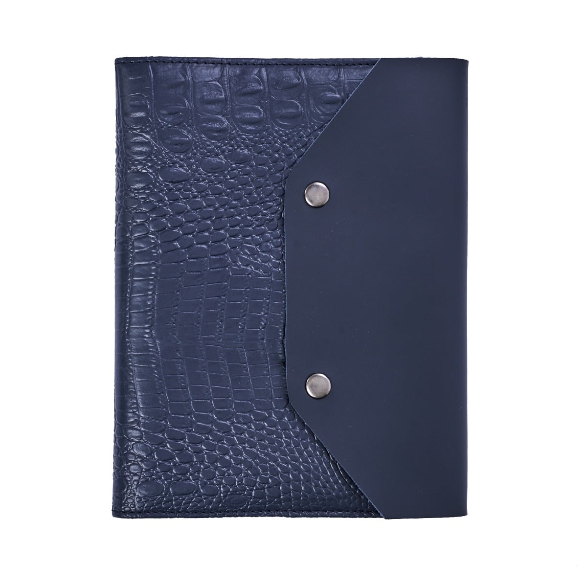 A5 CROCONOTE – Elegant Crocodile Leatherette A5 Notebook Organizer