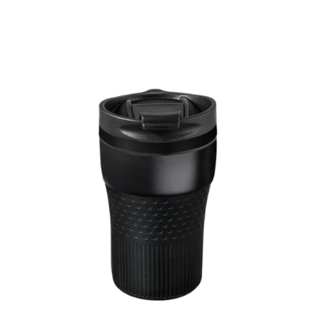 BAYAMO THERMO MUG Black – Premium 230ml Double Wall Thermal Mug with Customizable Grip