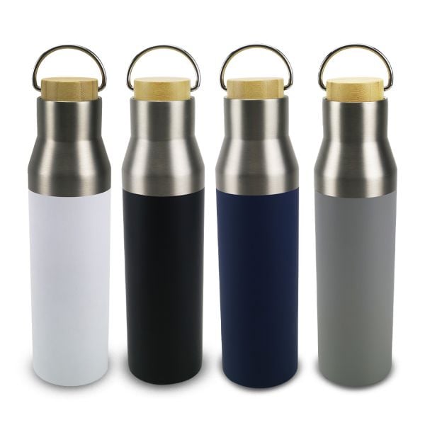 ECO FLASKS – 600ml Double Wall Flask with Bamboo Lid
