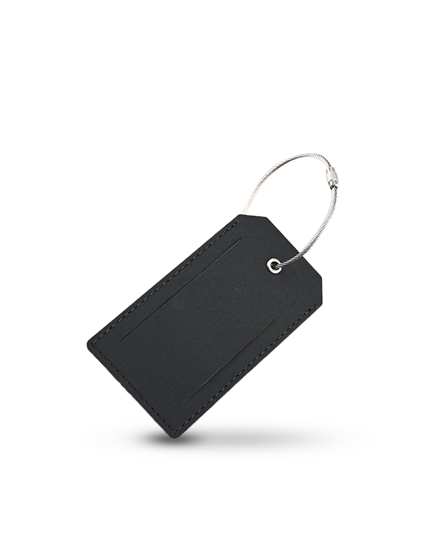 LUGGAGE TAG – Durable RCS PU Luggage Tag with Secure Wire Cable Loop