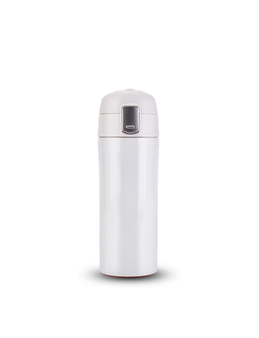 350ml Stainless Steel Vacuum Insulated Suction Mug with Push Button Lid - view 1 of 2