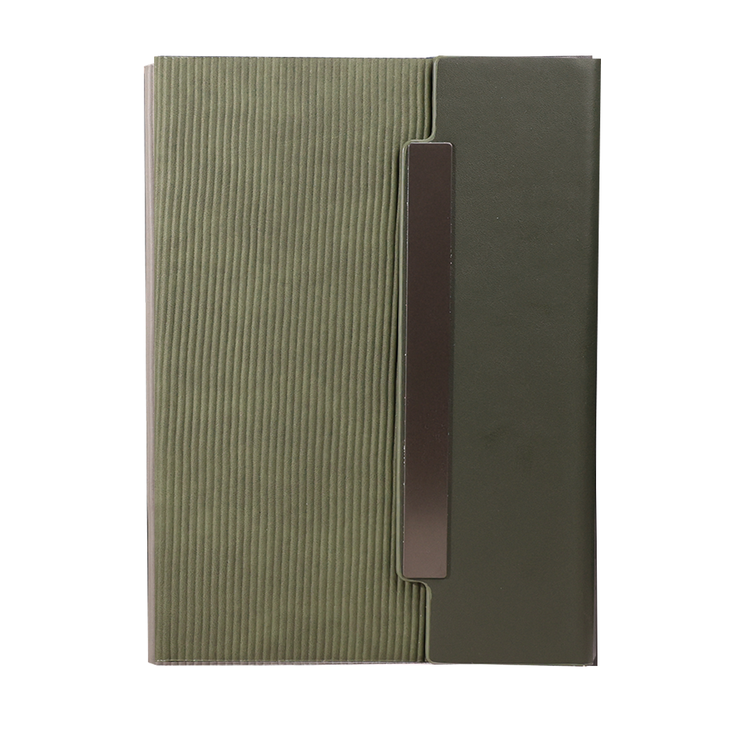 NOTE FLAP ? Stylish PU Leather Notebook with 150 High-Quality Sheets and Durable Steel Binding - view 1 of 11