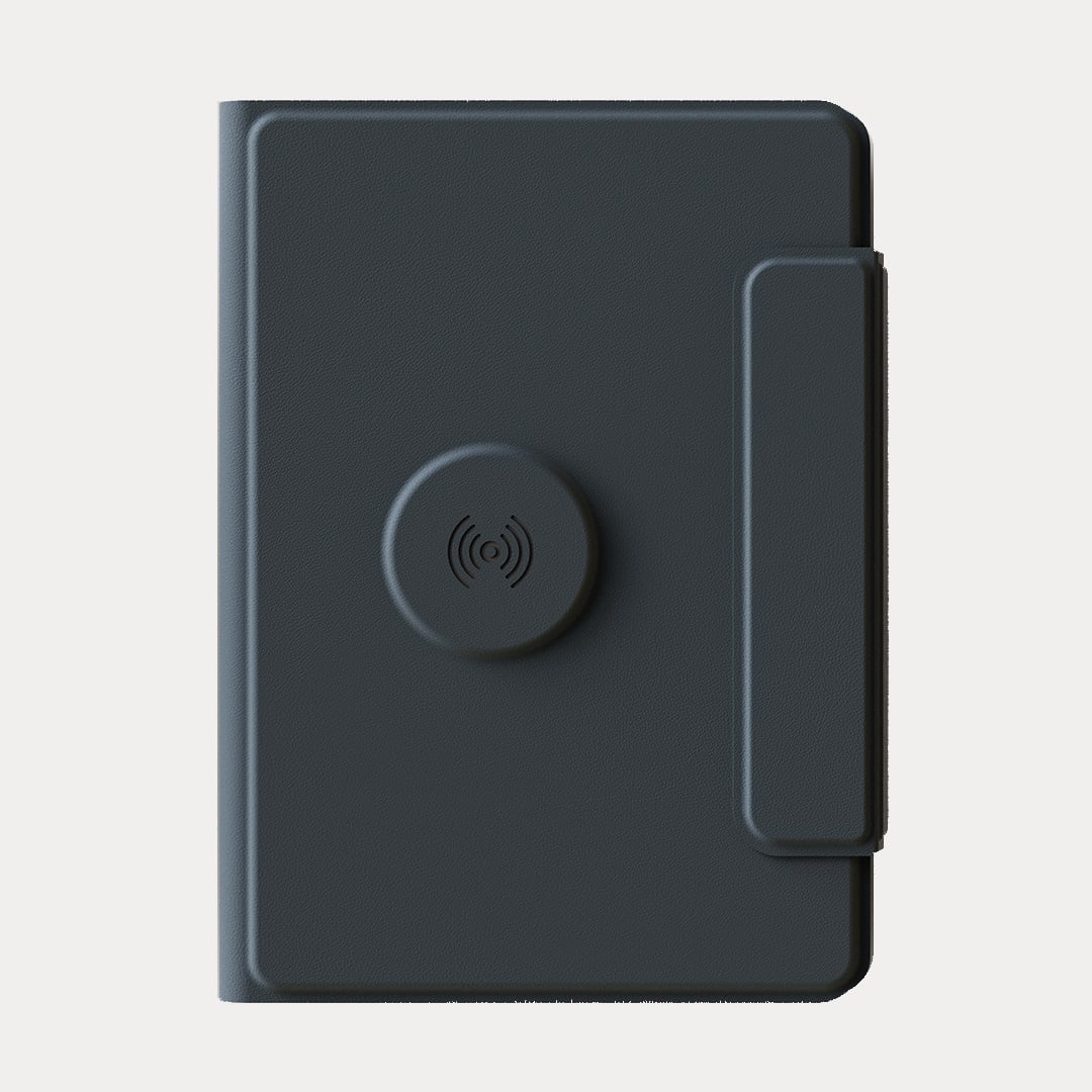 FLAPNOTE POWER ? Elegant PU Notebook with 64 Sheets & Built-In 5000mAh Wireless Charging Power Bank for On-the - Go Productivity - view 1 of 9