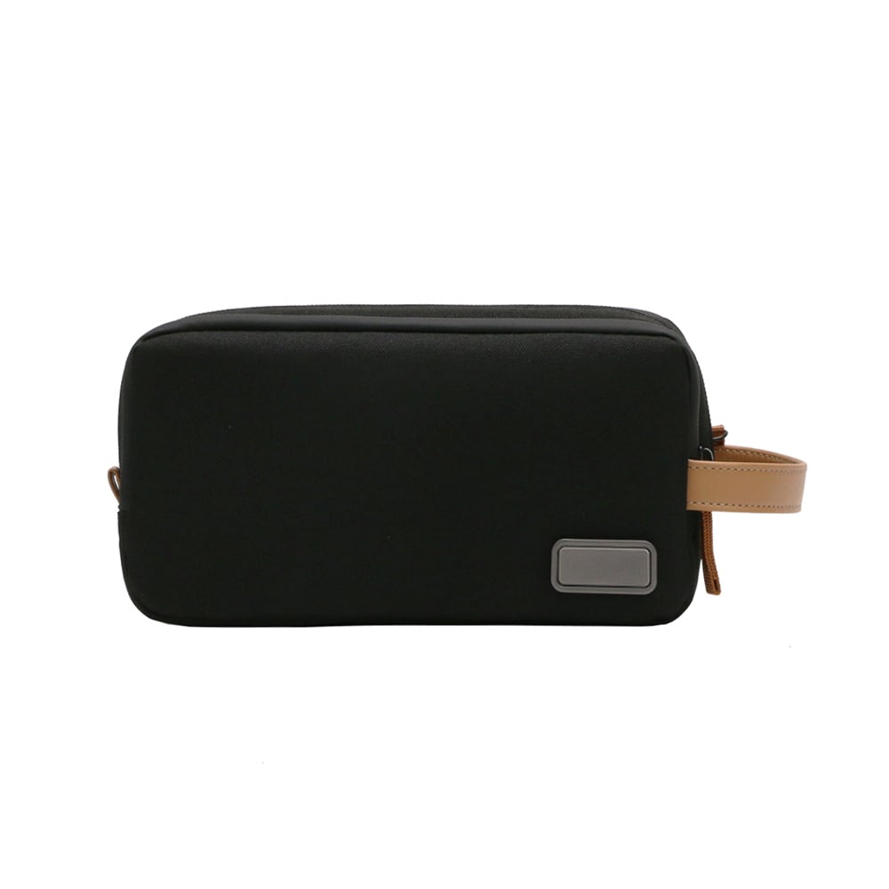 RPET HAMZA ? Compact Water-Resistant Travel Pouch with Padded & Mesh Pockets for Organized Tech Accessories