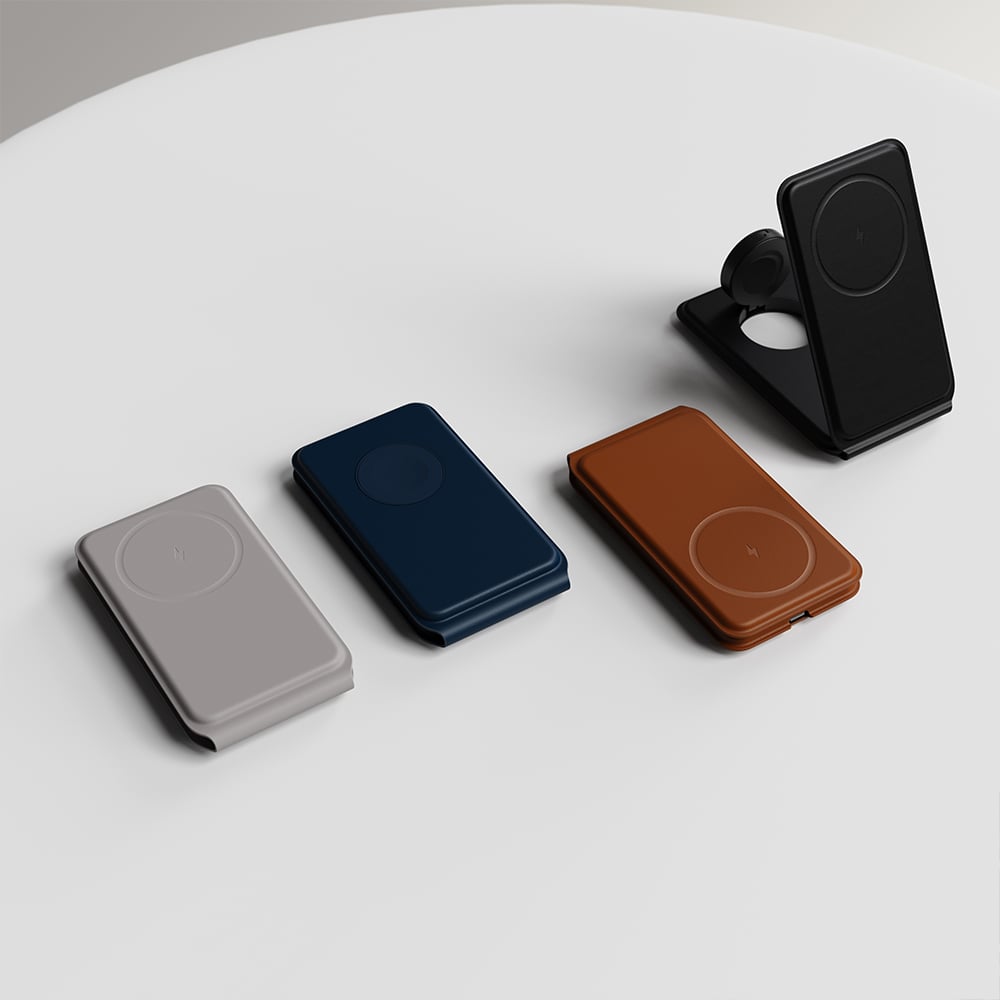 3n1 MAGBOLT PRO ? Compact Foldable 3-in-1 Wireless Charger with 15W Fast Phone Charging & Dual Watch Compatibility