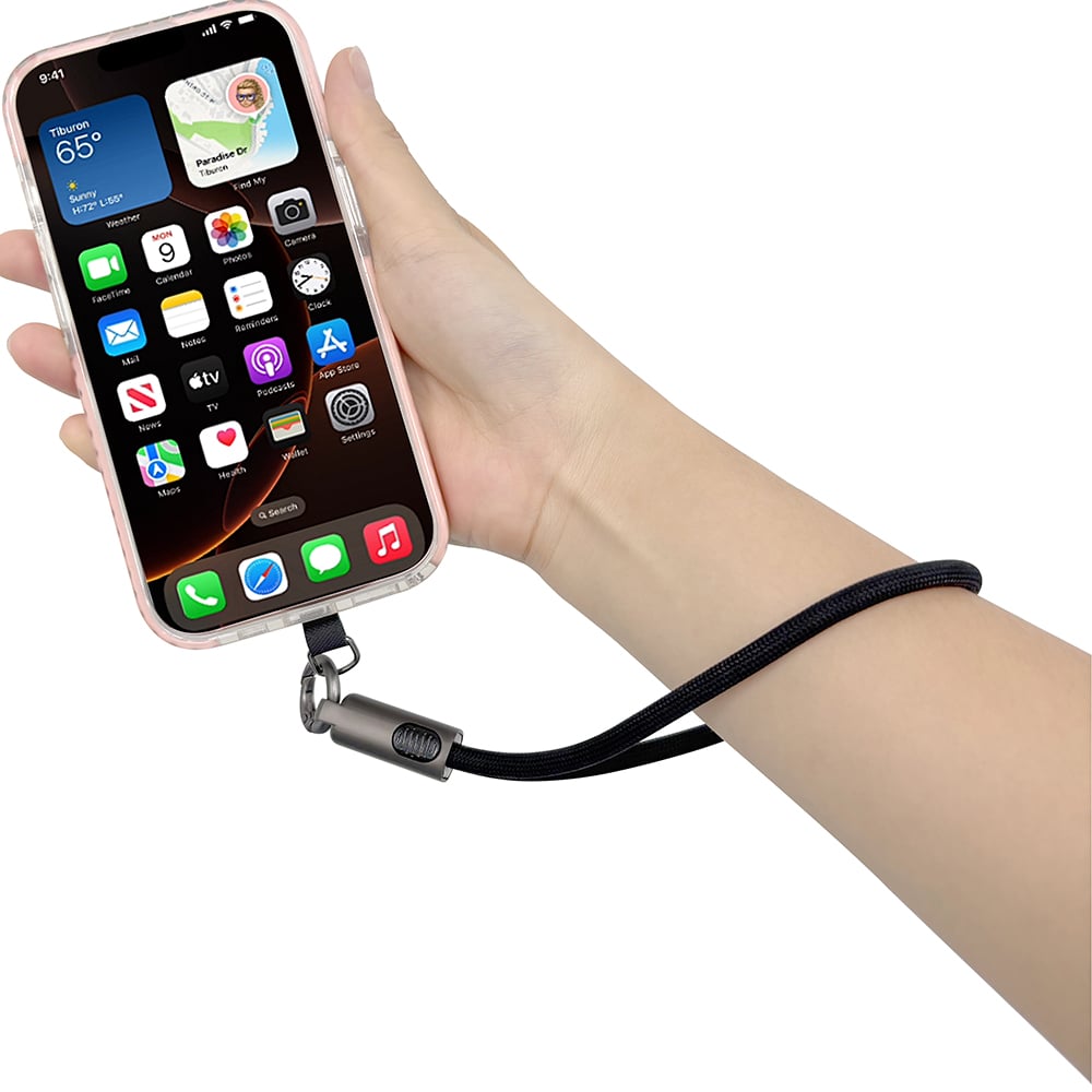 STRAPPY ? Durable USB-C to USB-C Fast Charging Cable with 60W Power & Keychain Design for Easy Portability