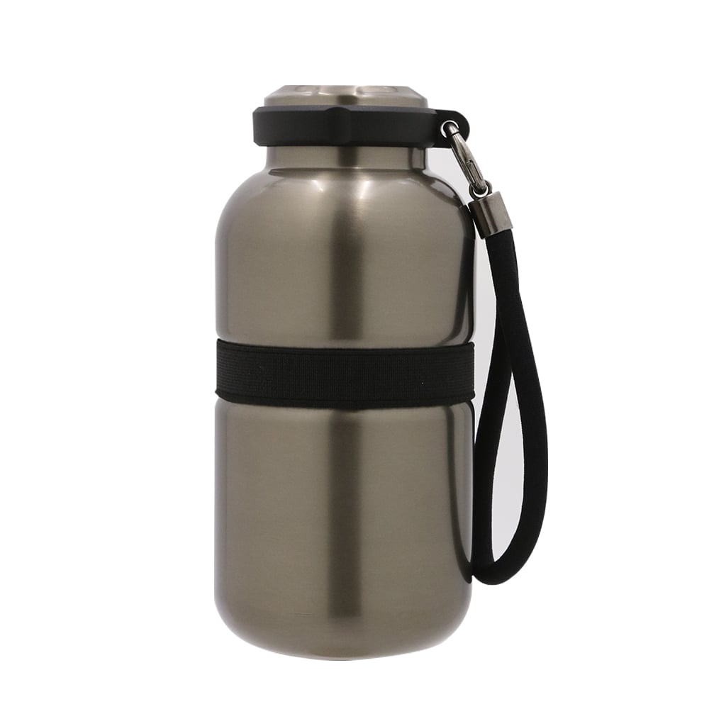 PRIME FLASK ? Premium 420ml Double-Wall Stainless Steel Flask with Vacuum Insulation & Leak - Proof Silicone Seal - view 1 of 15