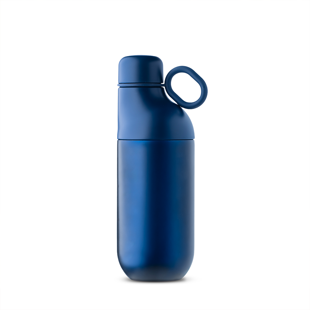 HOOKIPA set ? Smart Sustainable 2-in-1 Hydration Set with 500ml Bottle & 330ml Tumbler, Recycled Stainless Steel - view 1 of 7