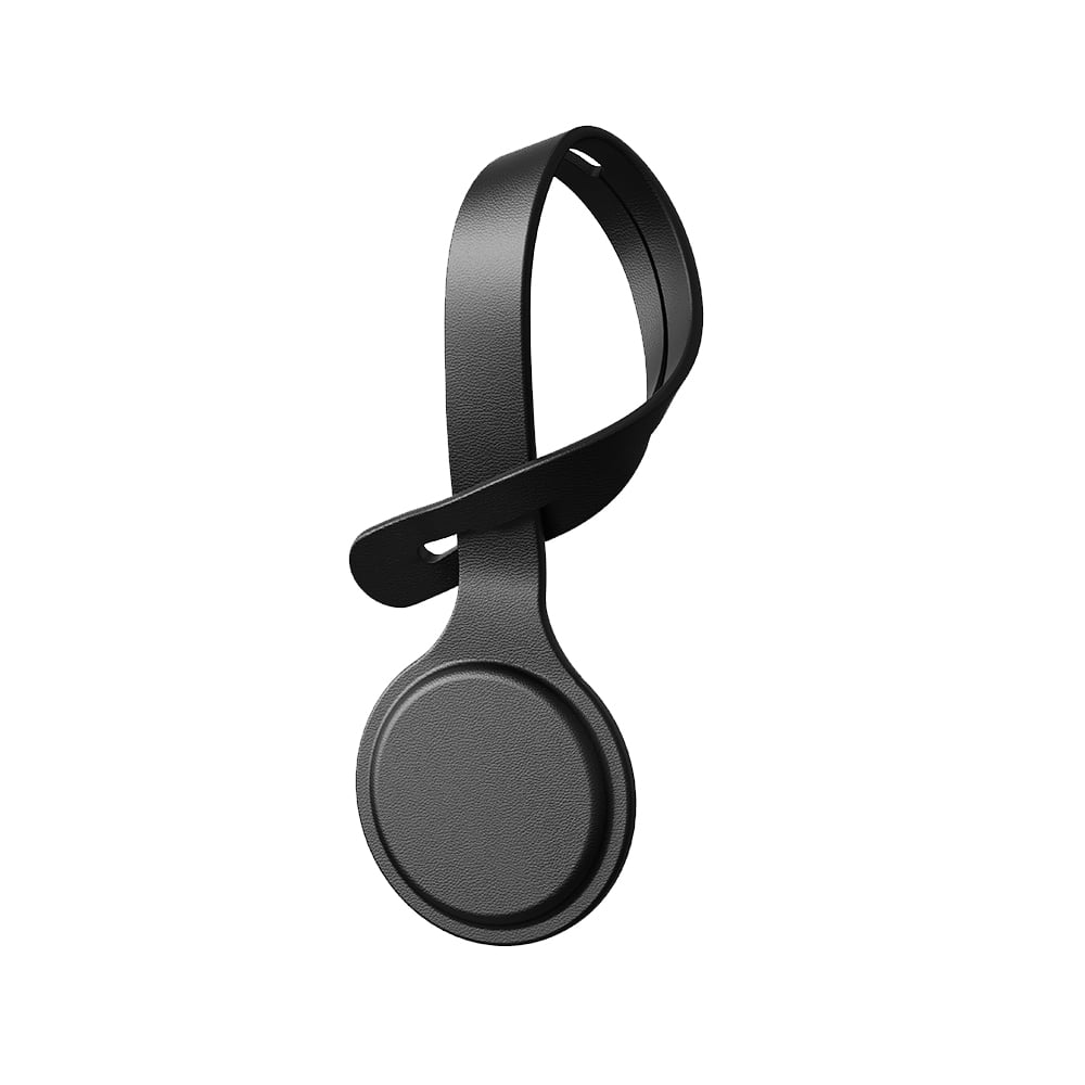 ROUNDFY MINI TAG ? Compact Recycled PU Key Organizer with Dual Findy Tracking for Apple FindMy & Google Hub