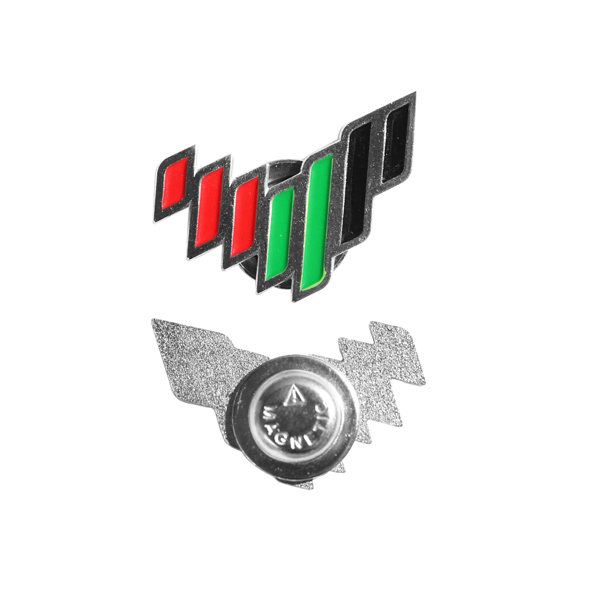 Emirates Pin in Metal material and magnet closure