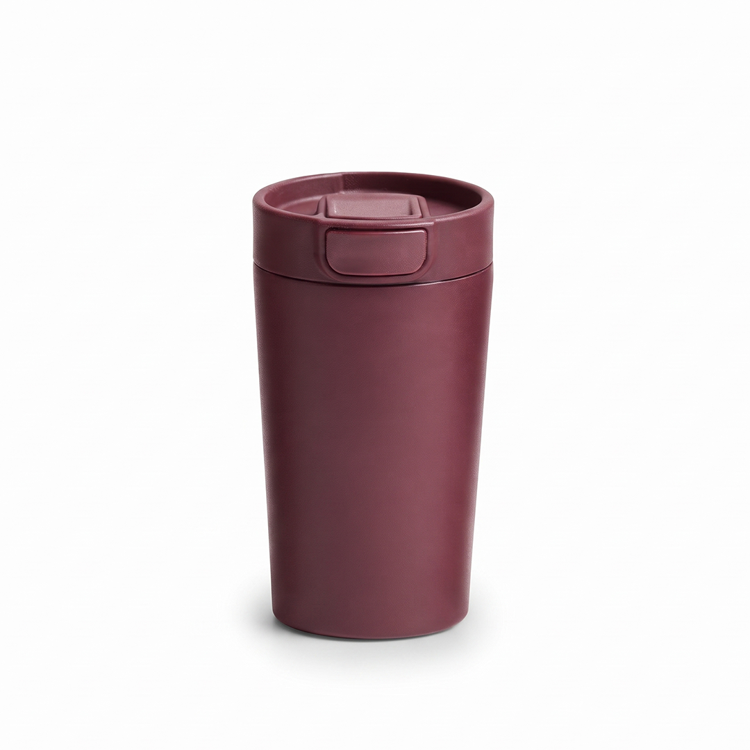 TAP DRINK | 350ml NFC Smart Tumbler – Digital Branding Stainless Steel Travel Mug with Push - Button Lid - view 1 of 16