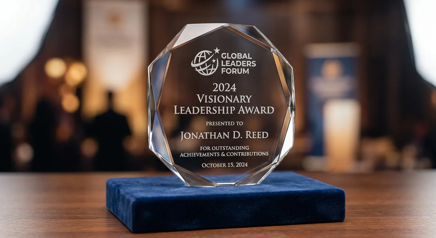 Crystal Trophy - view 2