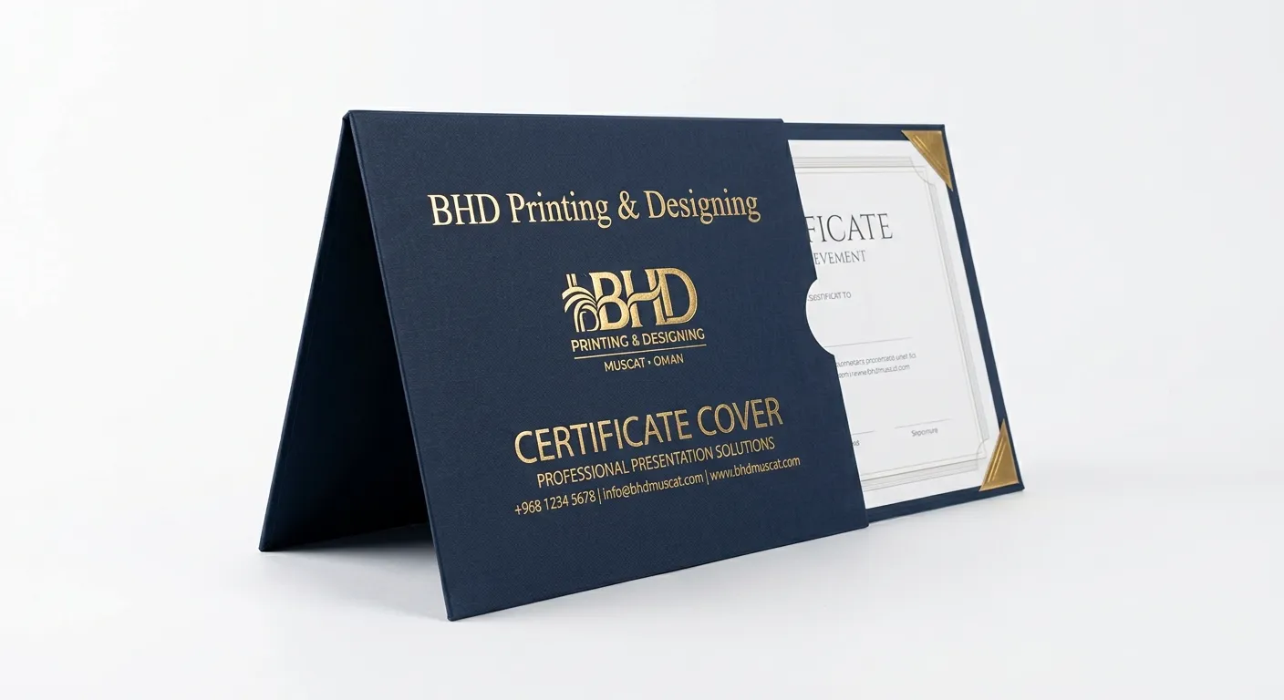 Certificate Cover - view 2