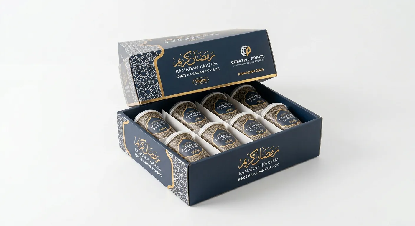 Ramadan Cup Box - 10pcs - view 2